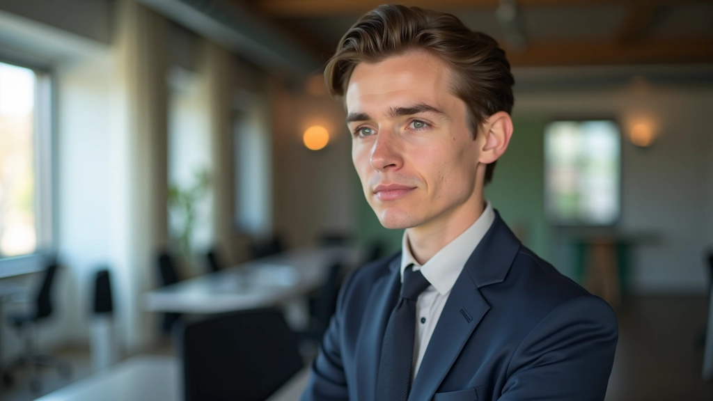 Manager sitzt in gedanklicher Pose, nachdem schwierige Unterhaltung stattgefunden hat